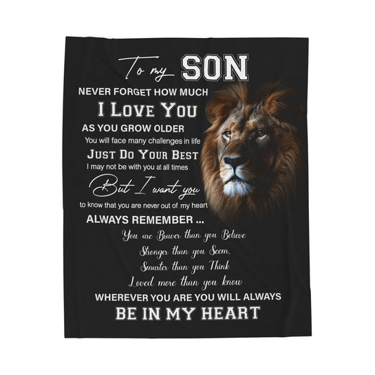 To My Son Blanket
