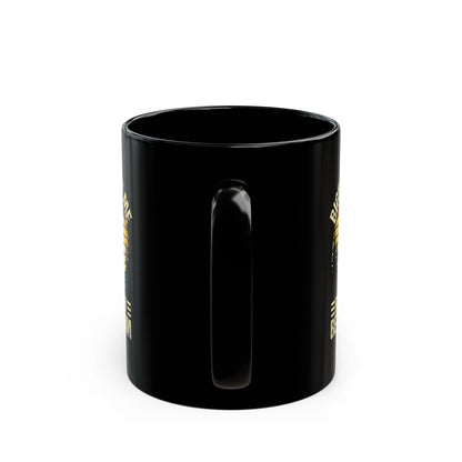 Bigfoot Saw Me But Nobody Believes Him Black Mug (11oz, 15oz)