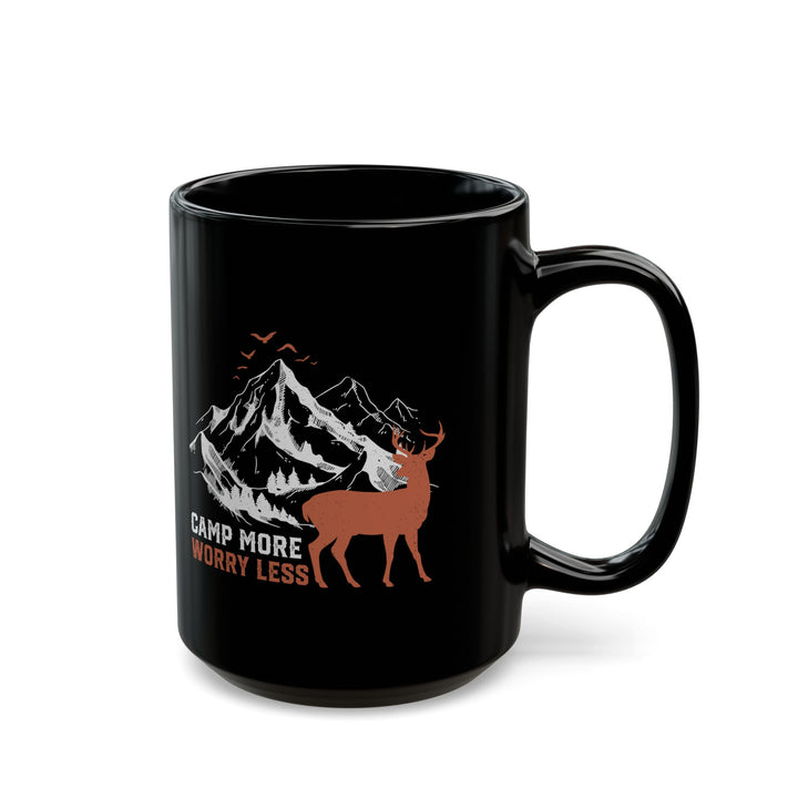 Camp More, Worry Less  Ceramic Mug, (11oz, 15oz)