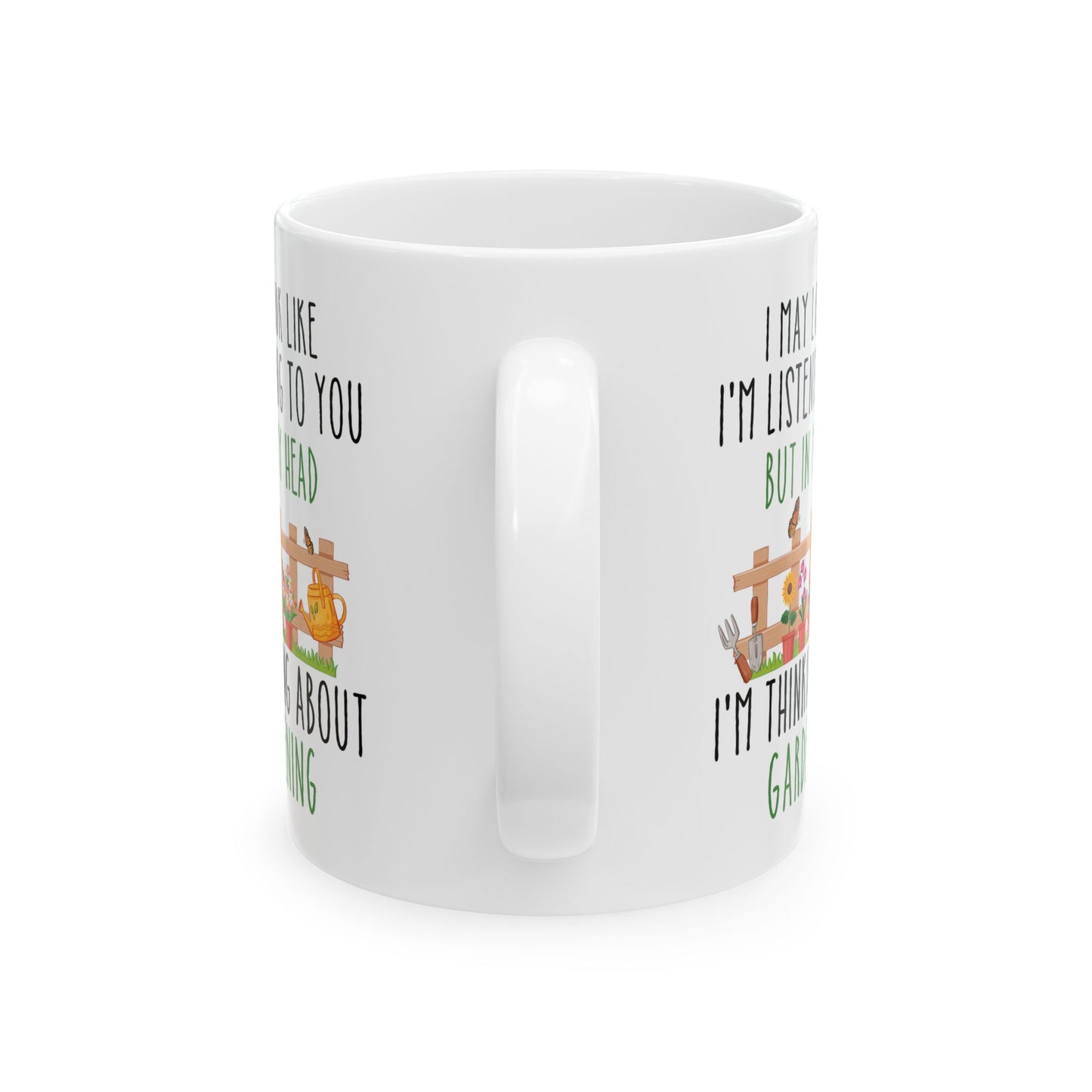 Funny Gardening Mug – White Coffee Cup for Gardeners Cute Plant Lover Gift for Men & Women
