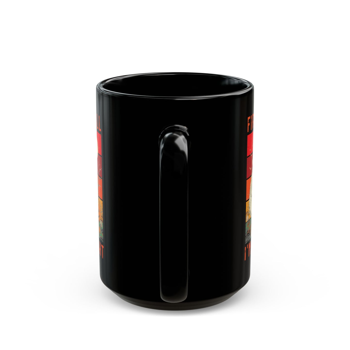 First Of All, I'm A Delight  Pumpkin, Black Mug (11oz, 15oz)