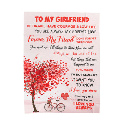 To My Girlfriend Blanket