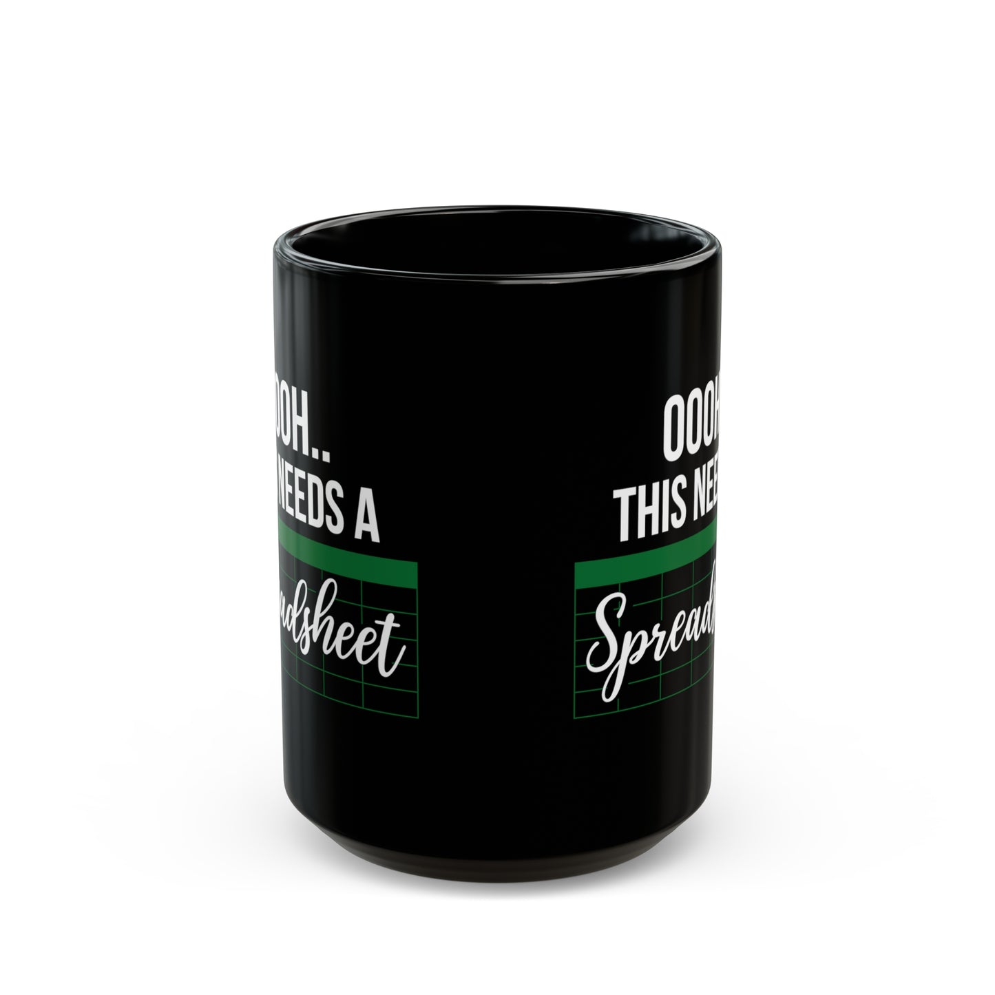 Oooh… This Needs a Spreadsheet – Funny Black Accountant Coffee Mug