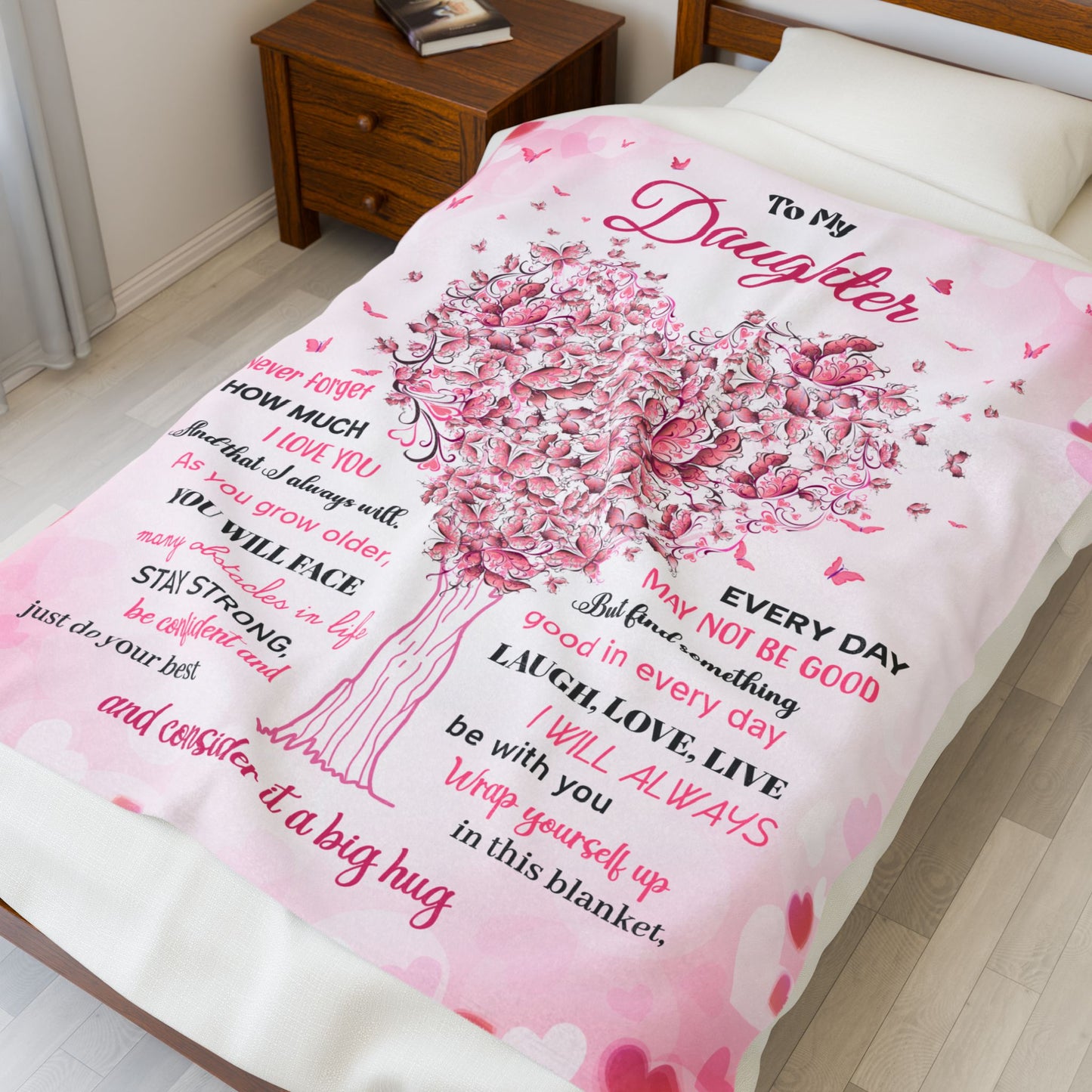 To My Daughter Blanket