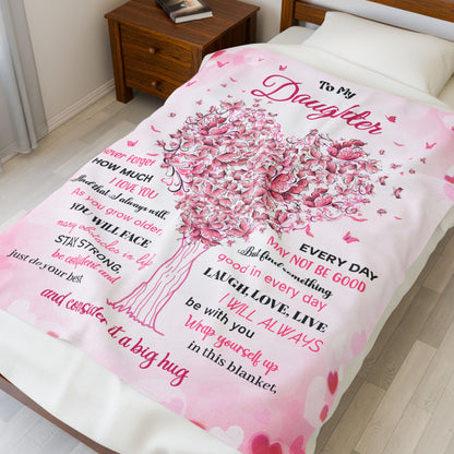 To My Daughter Blanket