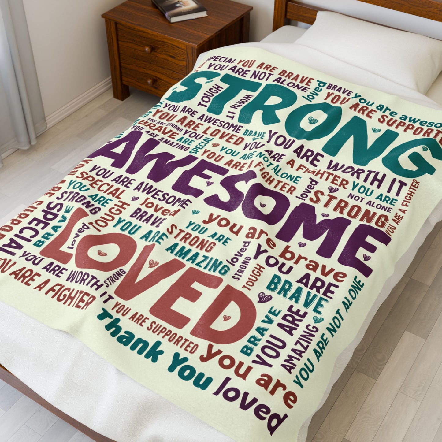 Strong Awesome Loved Blanket