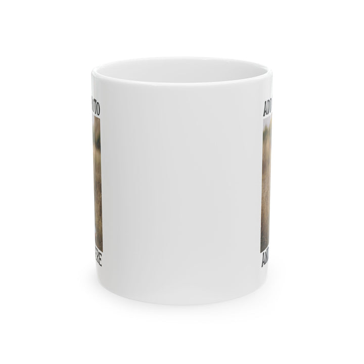 Rustic Family Portrait in Nature White Mug, (11oz, 15oz)
