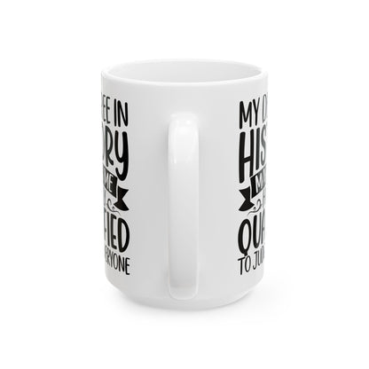 Promoted to Grandma Est 2025 White Mug, (11oz, 15oz)
