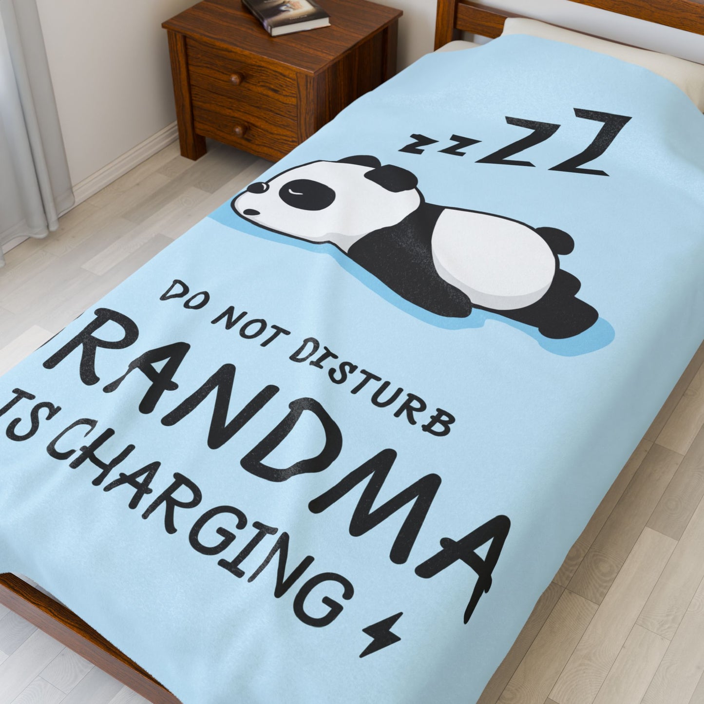 Do Not Disturb Grandma Is Charging Blanket