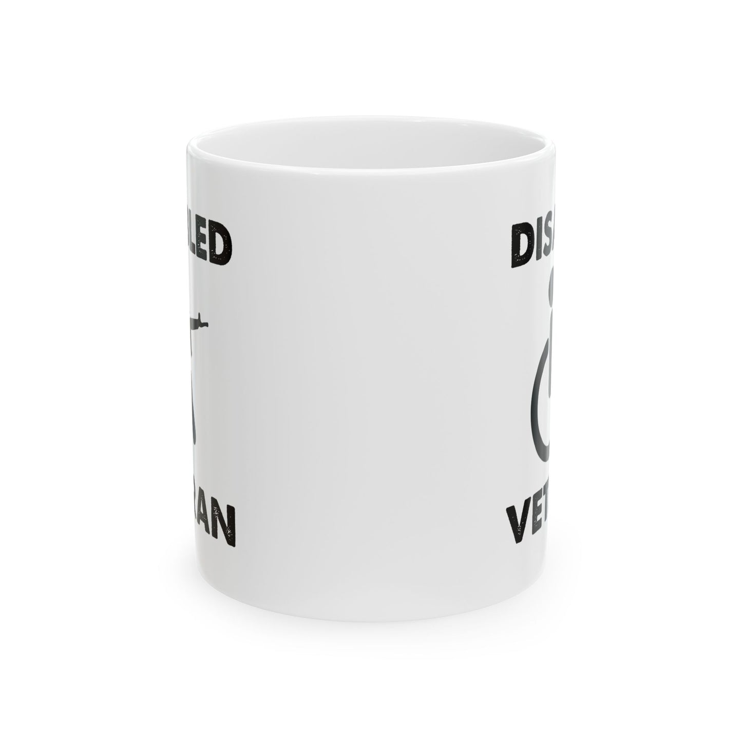 Bold Patriotic Gift for Military Heroes – Funny Wheelchair Rifle Design