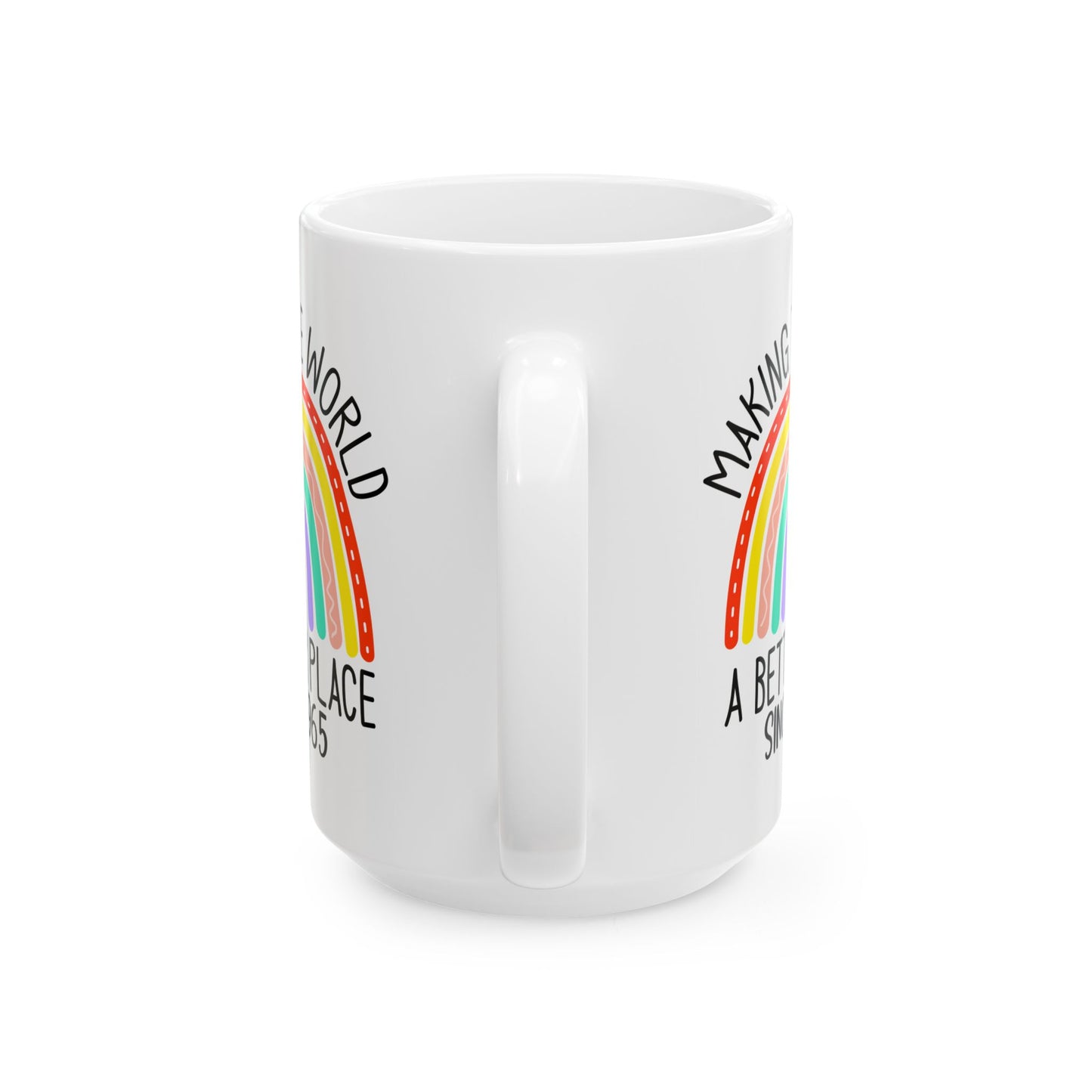 making the world 1965 Ceramic Mug, (11oz, 15oz)