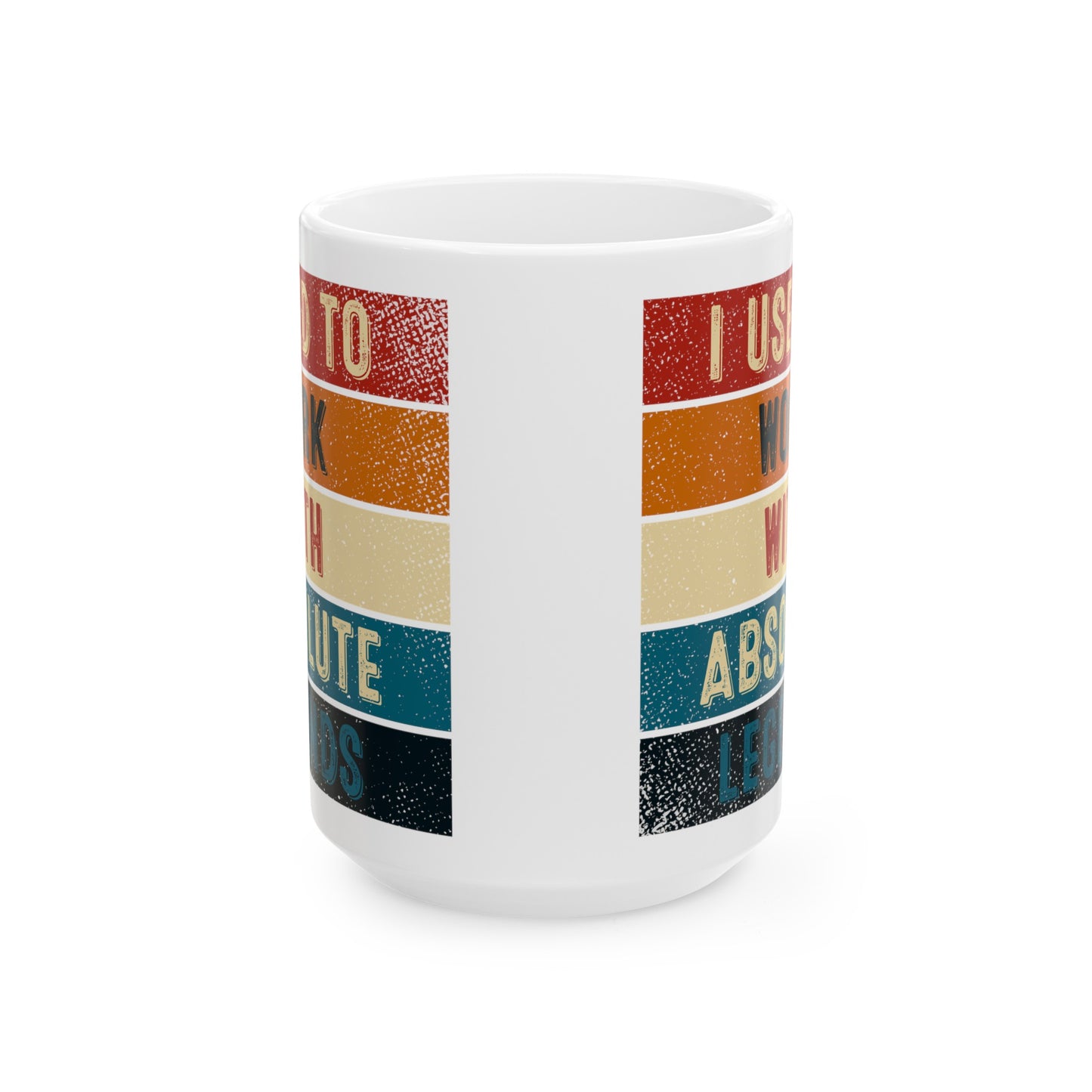 I Used to Work with Absolute Legends Mug – Vibrant Retro Design