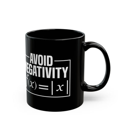 Avoid Negativity Black Mug (11oz, 15oz)