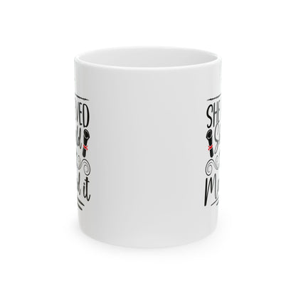 She Believed She Could So She Mastered It White Mug, (11oz, 15oz)