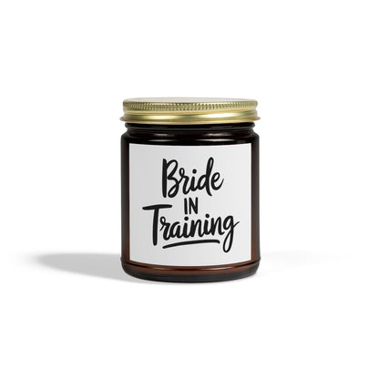 Bride In Trains Scented Candles, Coconut Apricot Wax (4oz, 9oz)