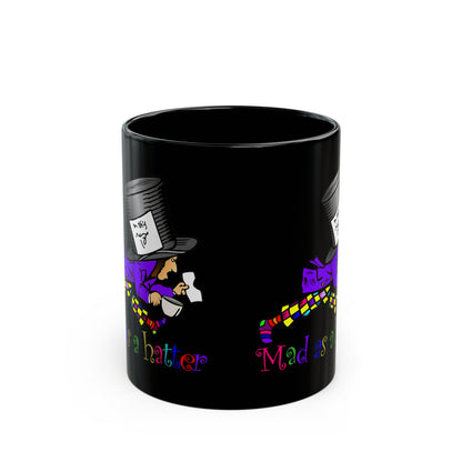Mad As A Hatter Black Mug (11oz, 15oz)