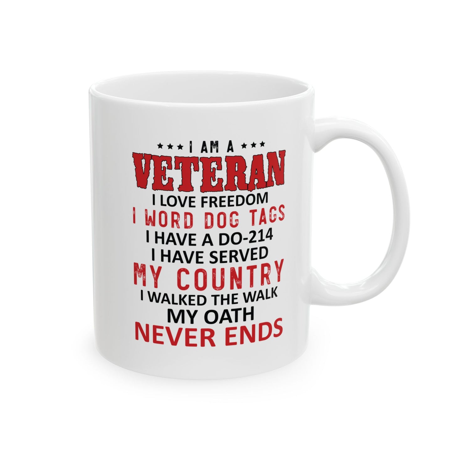 Veteran Mug, (11oz, 15oz)