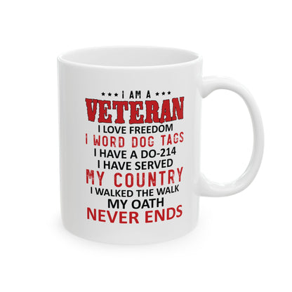 Veteran Mug, (11oz, 15oz)