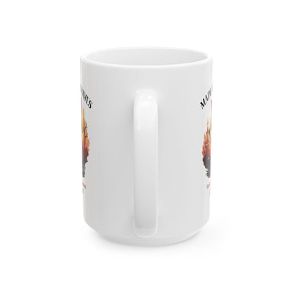 Made By Bunnies Mug – Cute Witch Bunny Gift (Custom Name)