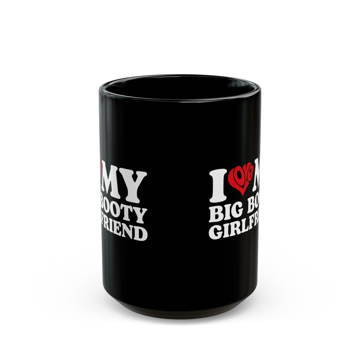 Funny Black Coffee Cup – Bold Gift for Boyfriend or Couple Humor
