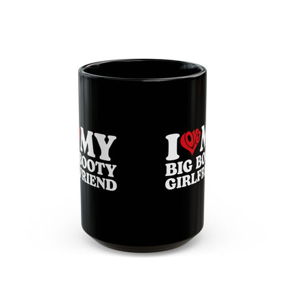 Funny Black Coffee Cup – Bold Gift for Boyfriend or Couple Humor