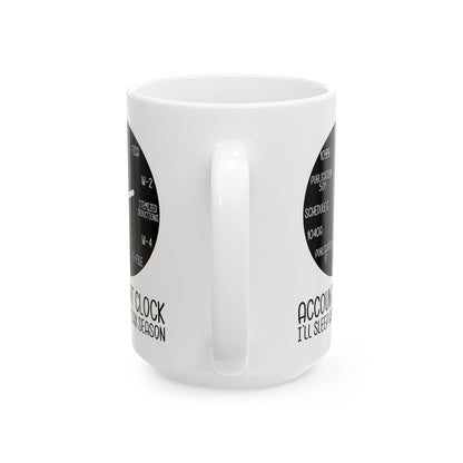 Accountant Clock Mug – Funny Tax Season Gift for CPAs & Bookkeepers