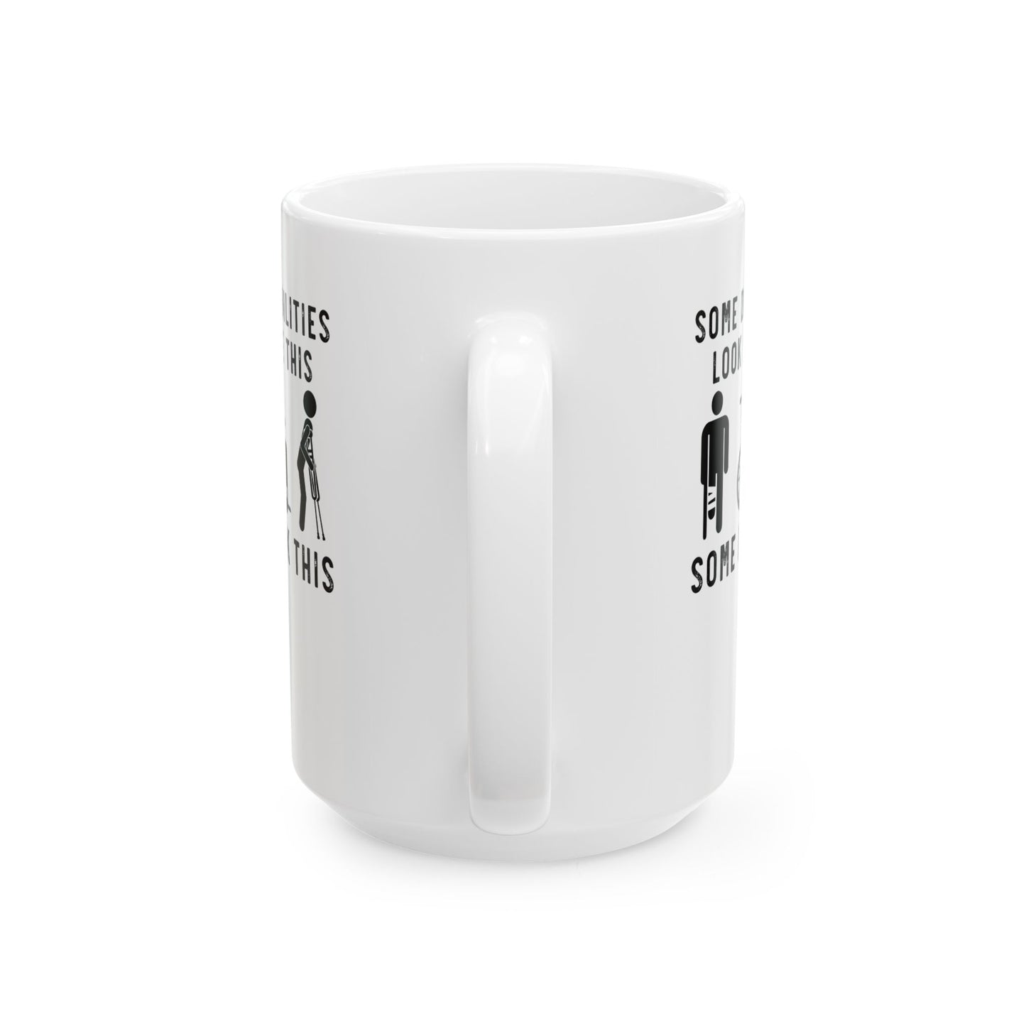 White Ceramic Inclusion Cup – Motivational Gift for Teachers, Advocates & Allies