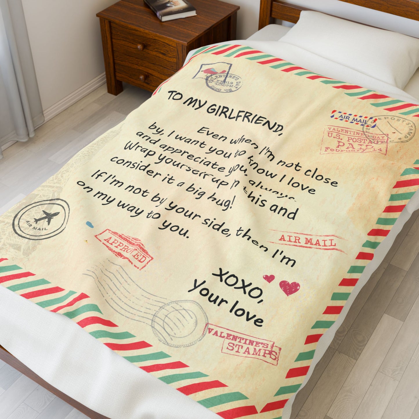 To My Girlfriend Blanket