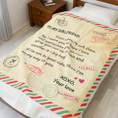To My Girlfriend Blanket