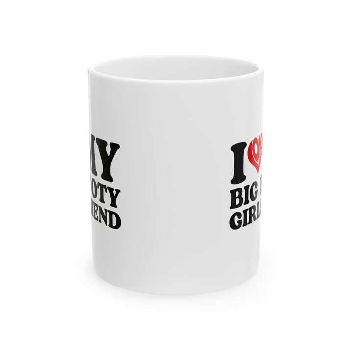 Girlfriend Mug – Funny and Bold Coffee Cup – White Ceramic Mug for Boyfriend or Couple Gift