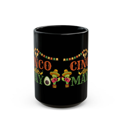 Cinco De Mayo Black Mug (11oz, 15oz)