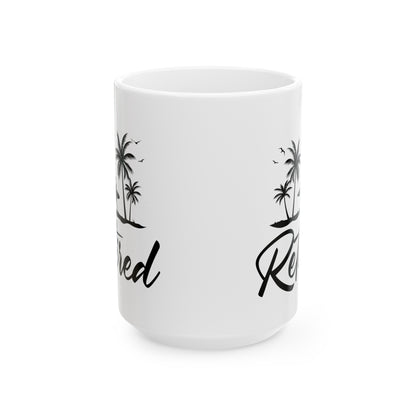 Retired Mug – Surfing Themed Retirement Gift, Perfect for Beach Lovers
