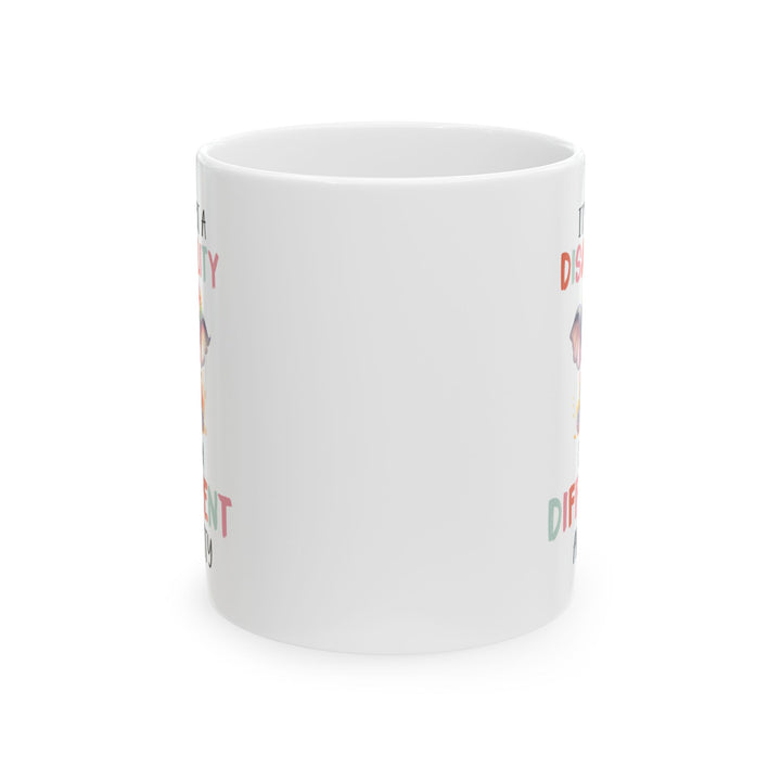Different Ability Elephant Mug – Motivational Coffee Cup for Supporters and Advocates