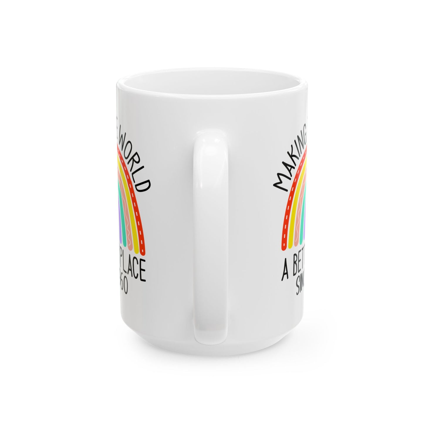 making the world 1960 Ceramic Mug, (11oz, 15oz)
