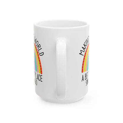 making the world 1960 Ceramic Mug, (11oz, 15oz)