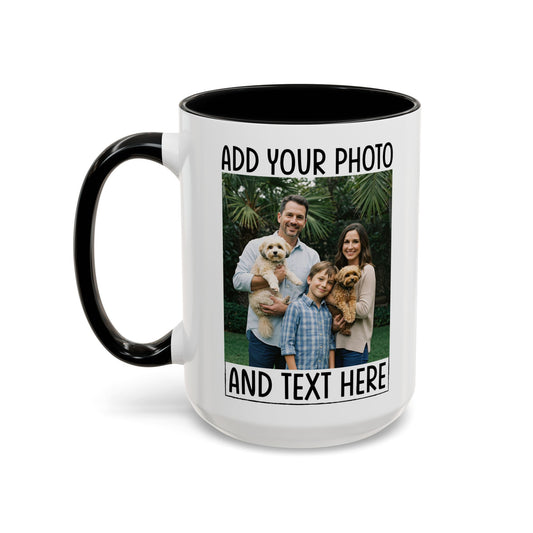 Life Is Better With Dogs & Kids – Funny Pet Parent  Accent Coffee Mug (11, 15oz)