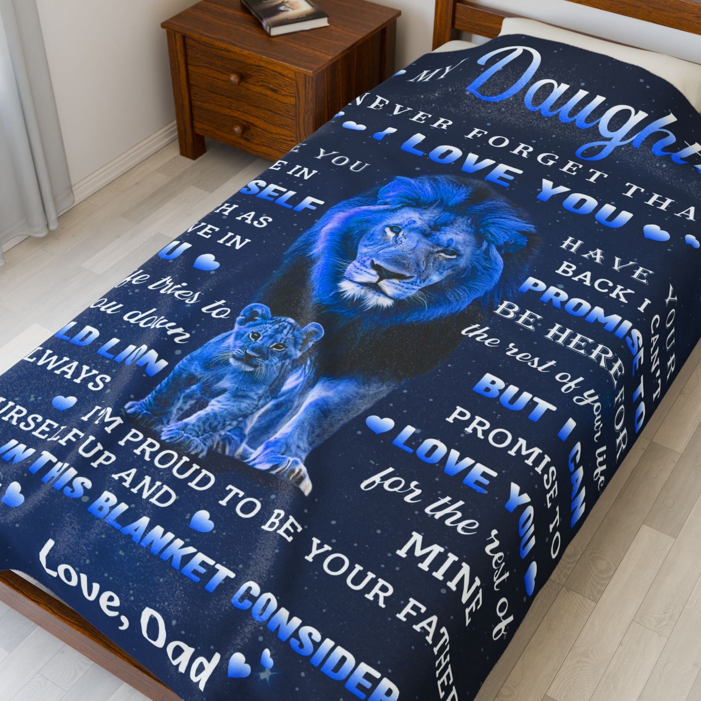 To My Daughter Blanket