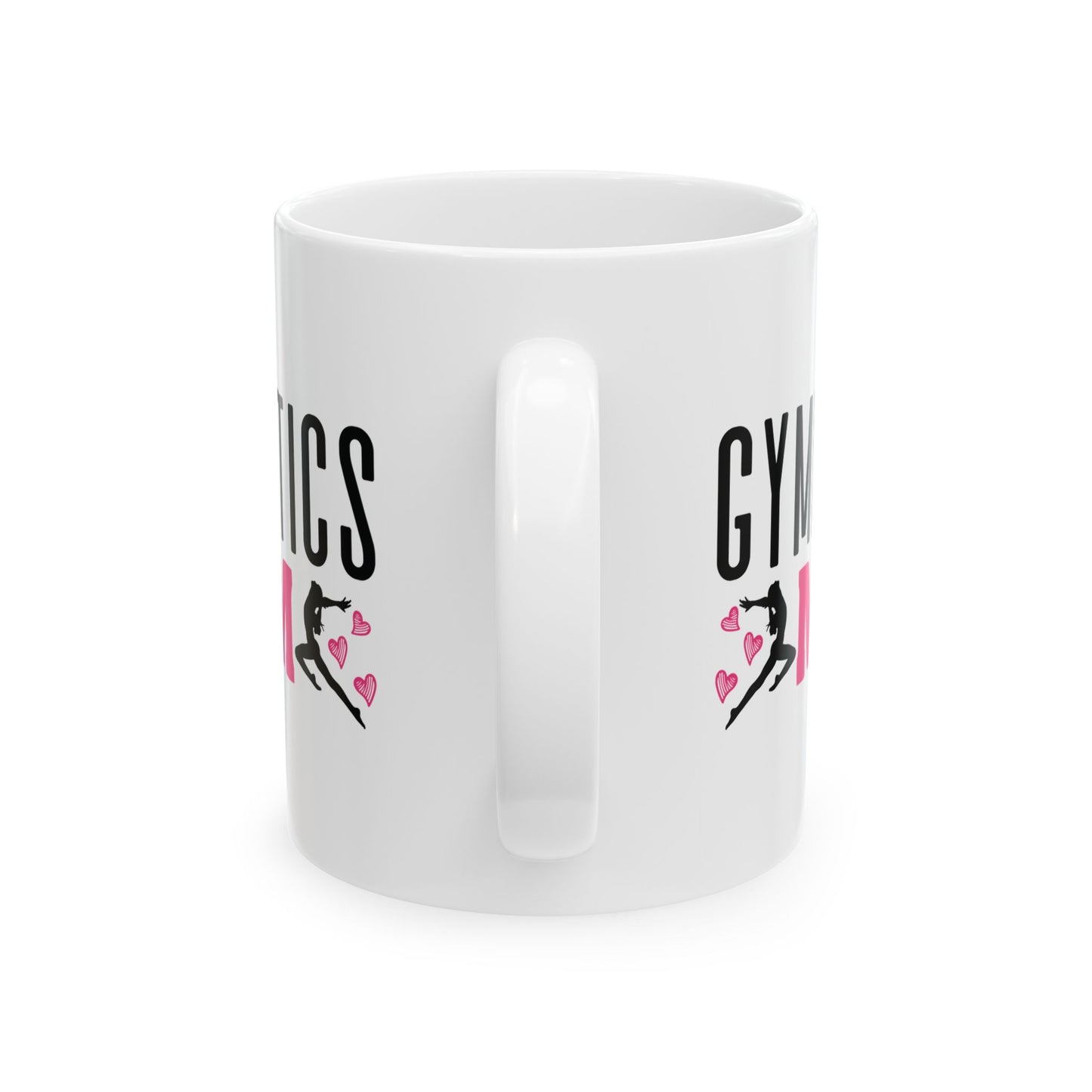 Give a Gift to a Proud Supporter – Gymnastics Mom Mug White Ceramic Coffee Cup