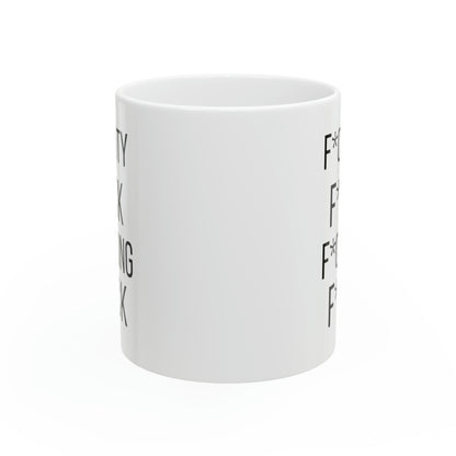 Fckity Fck Funny Coffee Mug – Sarcastic Cuss Word Mug