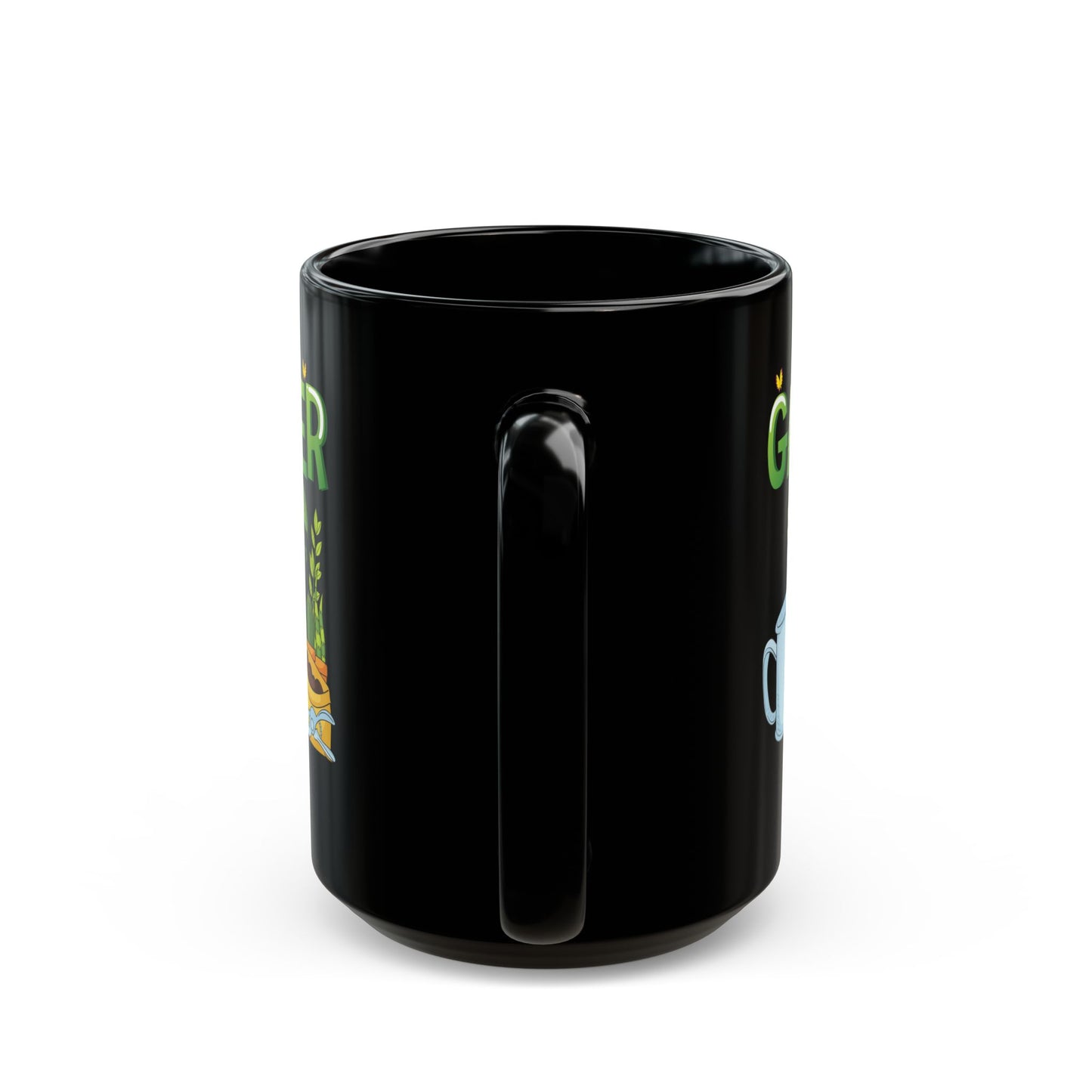 Give a Gift to a Gardening Champion – Gardener of the Year Mug Black Ceramic Coffee Cup