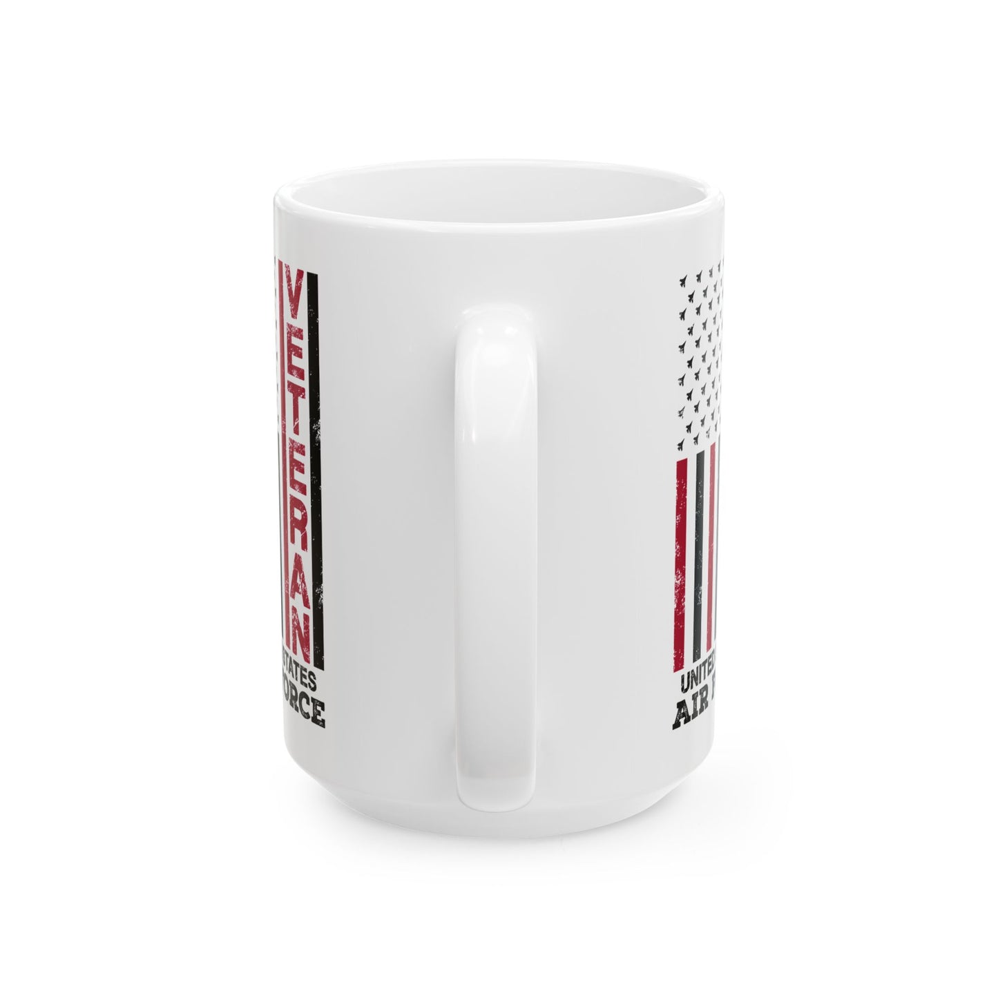 Air Force Veteran Coffee Mug – Patriotic USA Flag Gift for Military Hero