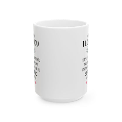 I Love You Mug with Flowers – Romantic Gift for Her or Him