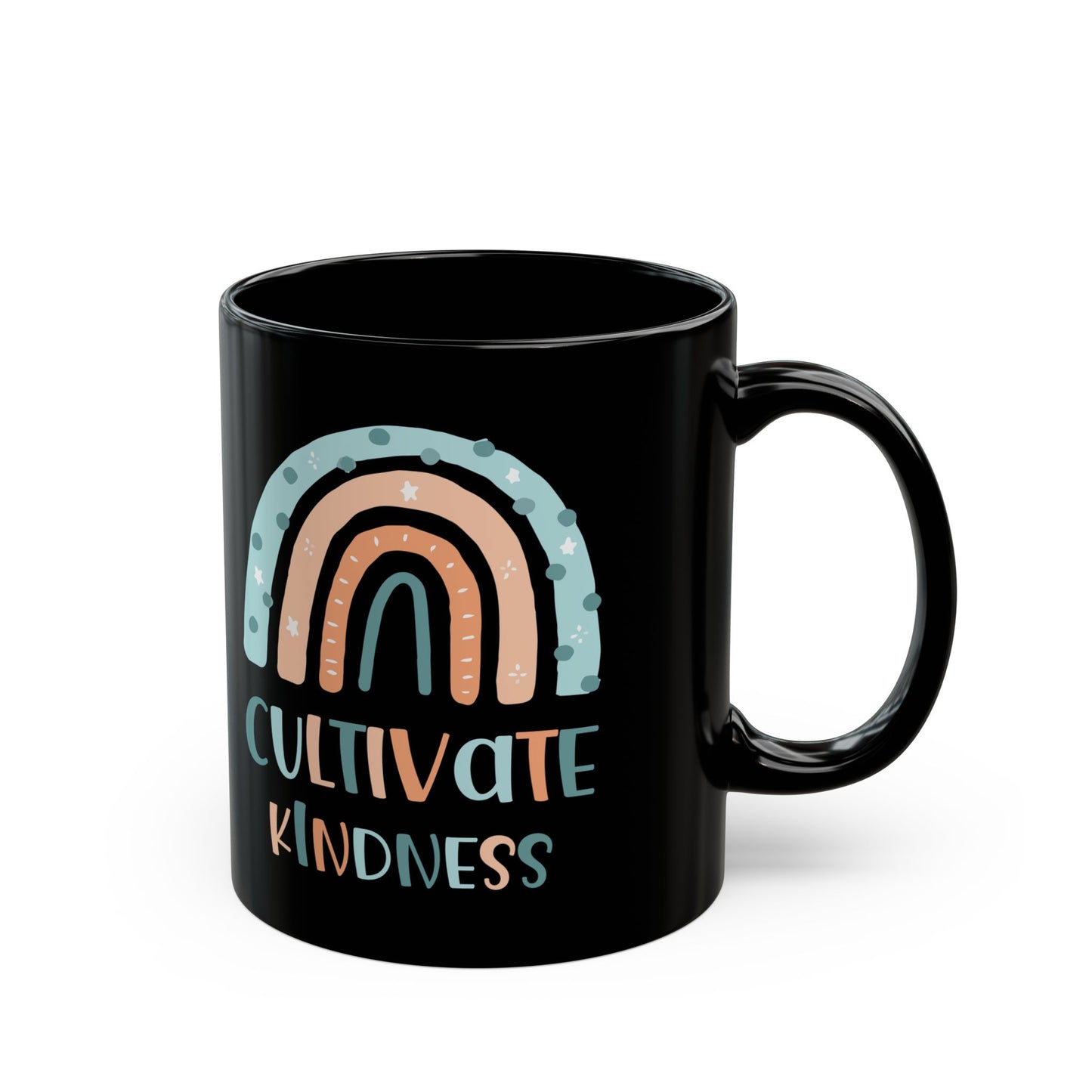 Cultivate Kindness Black Mug (11oz, 15oz)