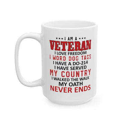 Veteran Mug, (11oz, 15oz)