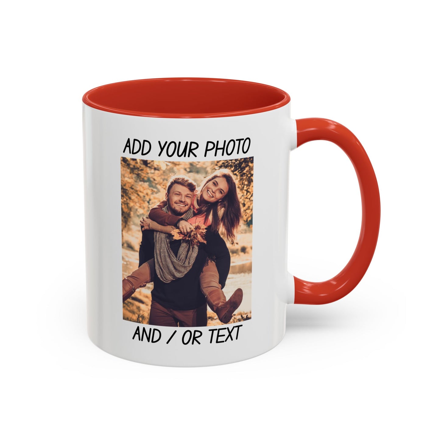 Fall Couple Mug – Cozy Autumn Love Gift for Him or Her Accent Coffee Mug (11, 15oz)
