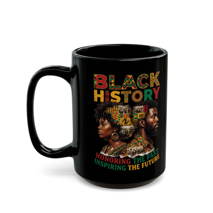 African Roots Black Leaders Black Mug (11oz, 15oz)