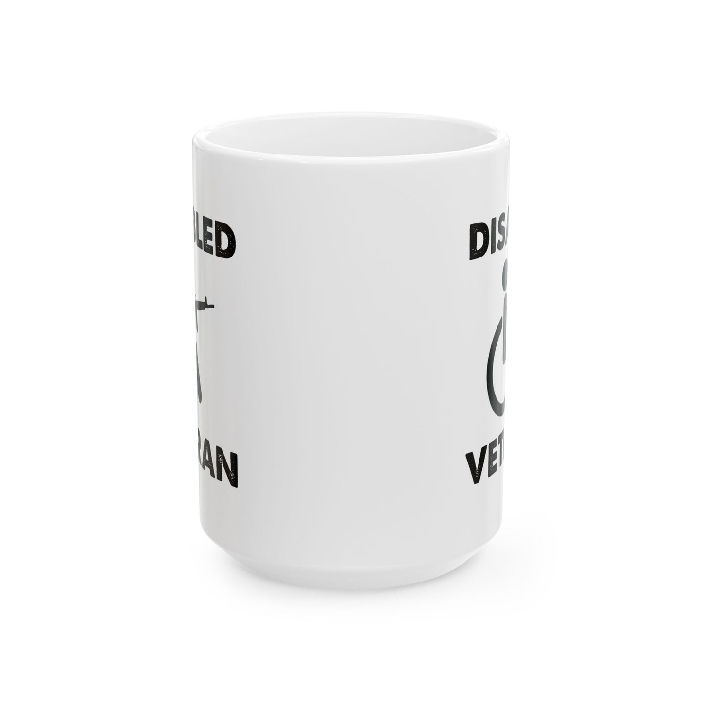 Bold Patriotic Gift for Military Heroes – Funny Wheelchair Rifle Design