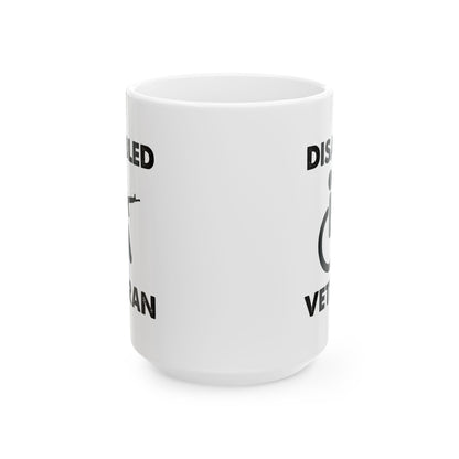 Bold Patriotic Gift for Military Heroes – Funny Wheelchair Rifle Design