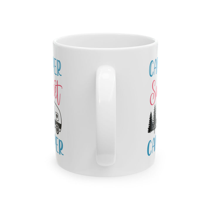 Retro Camper Mug Design Ceramic Mug, (11oz, 15oz)