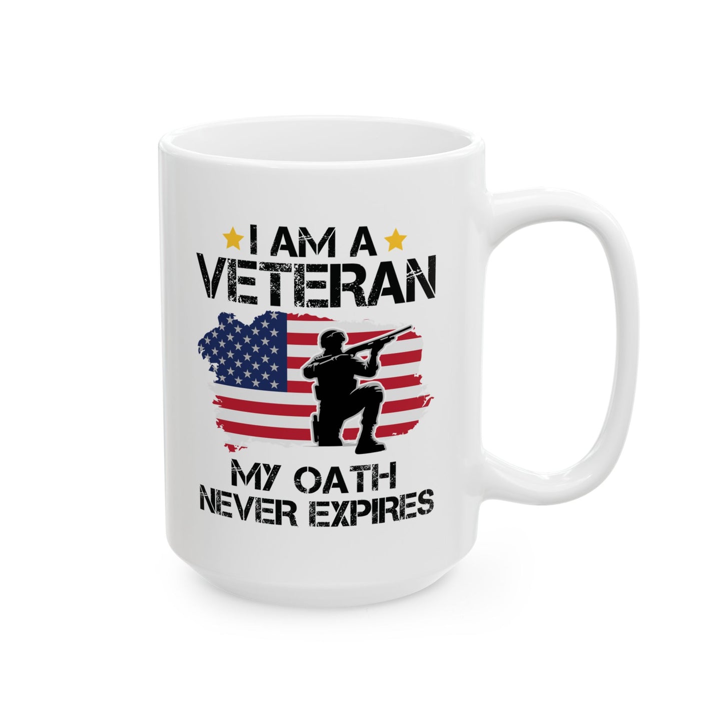 I am Veteran  Mug, (11oz, 15oz)